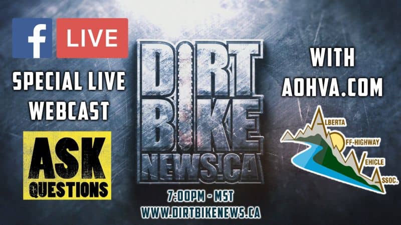 AOHVA live Webshow Dirt Bike News