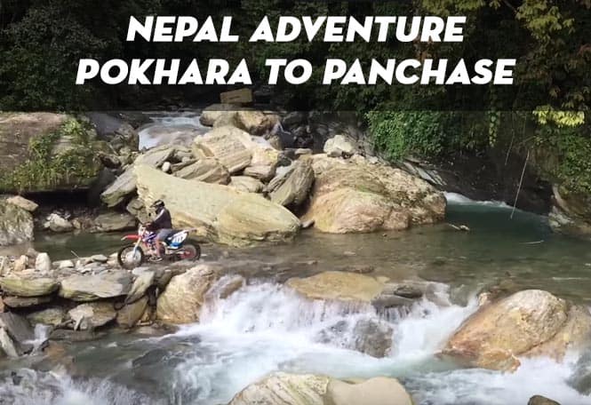 Dirt bike Nepal Adventure Pokhara to panchase off-road XZ CROSSFIRE 250 RR
