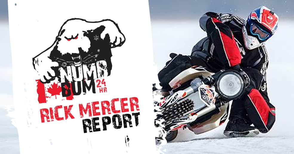 2012 rick mercer report numb bum sandy beach alberta canada motorcycle ice racing