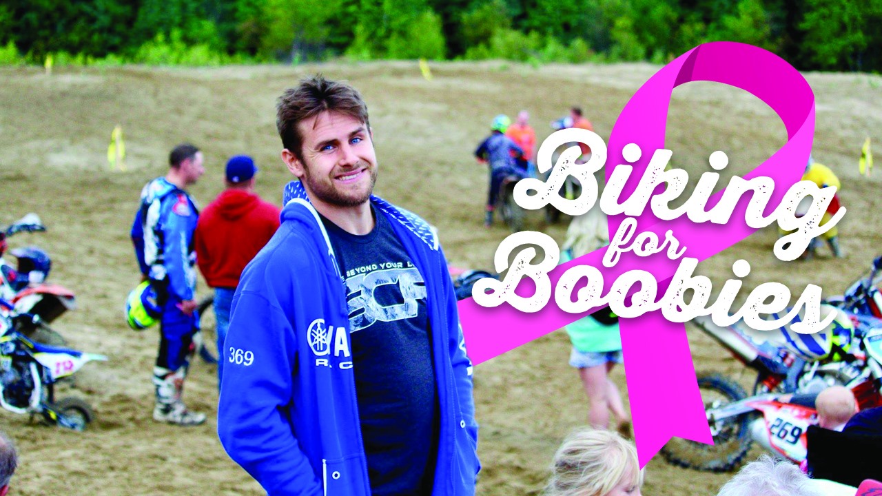 biking for boobies breast cancer fundraiser 2020 - luke sydor frontpage