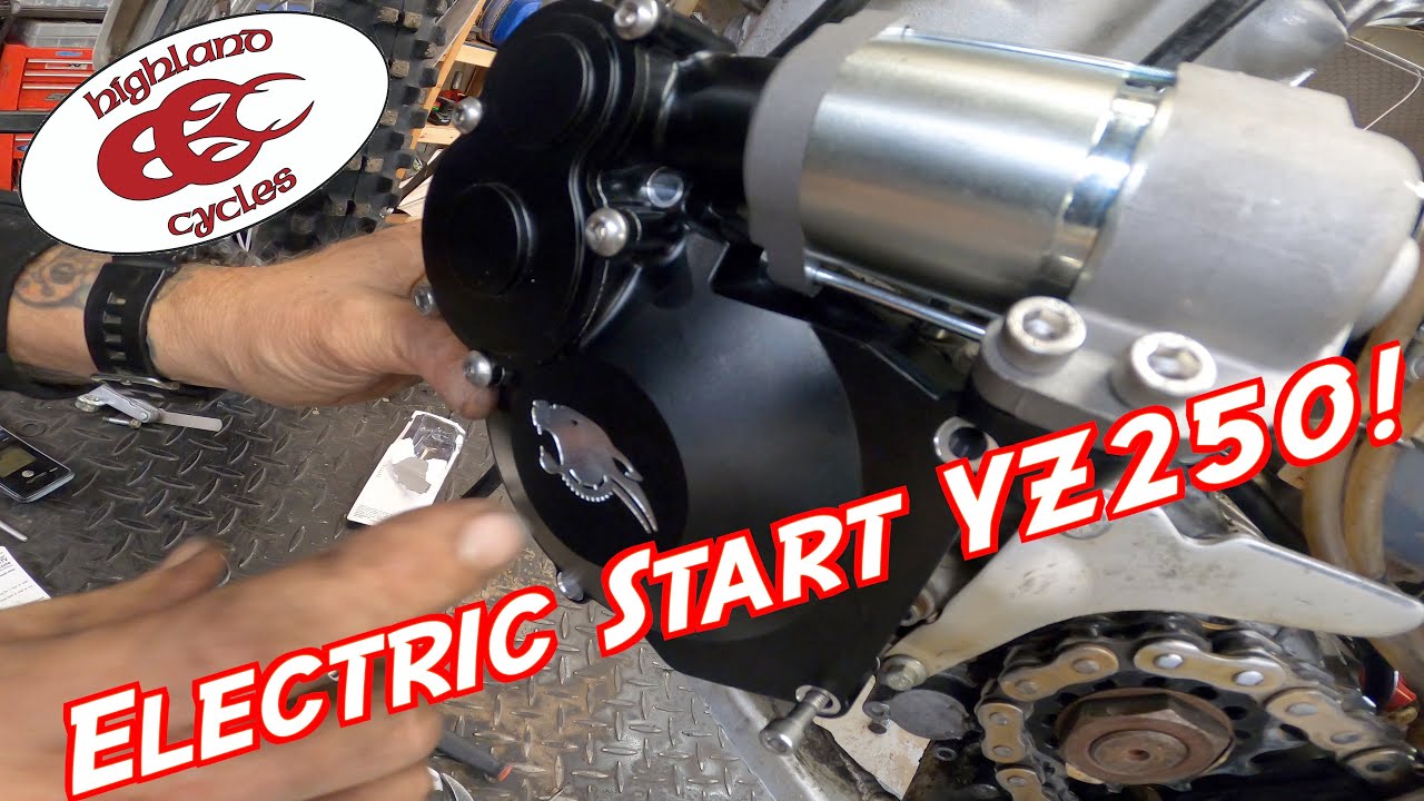 yz250 electric start install and problems panthera