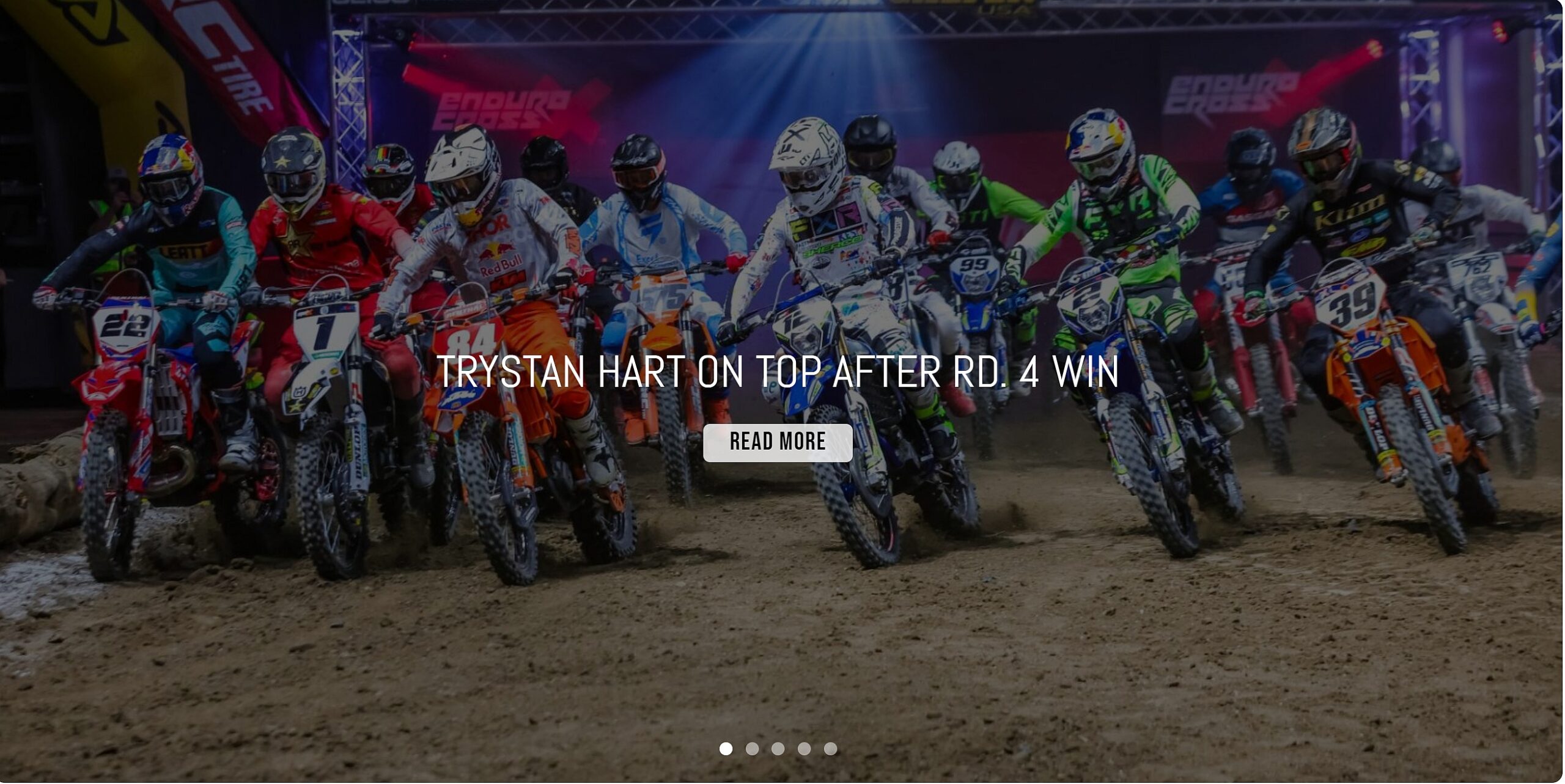 trystan hart on top after 2022 rd 4 win ama endurocross